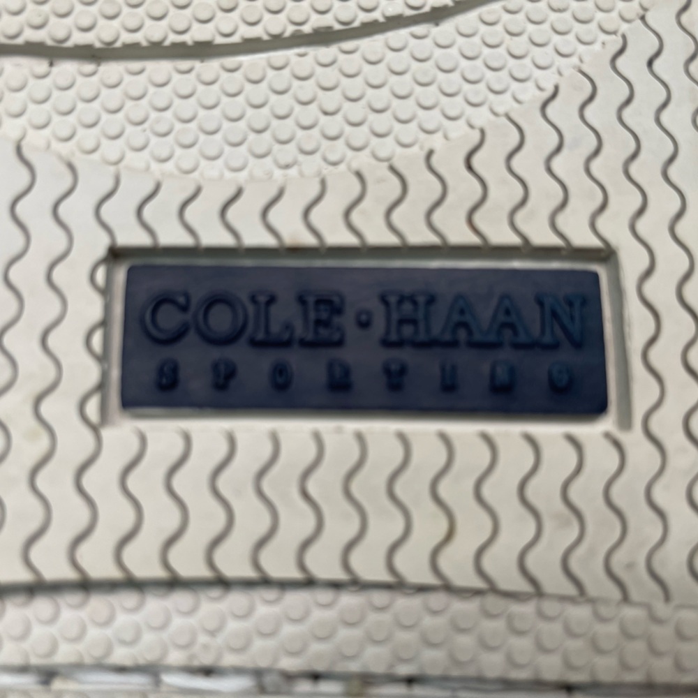 Vintage 90s Cole Haan Made USA Maine Suede Leather Tricolor Boat Deck Shoes 11.5 - Picture 12 of 15